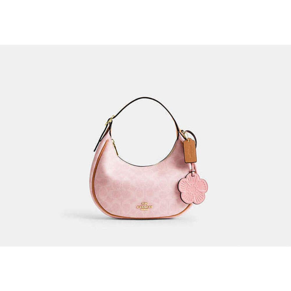 Emily Shoulder Bag In Signature Canvas With Charms